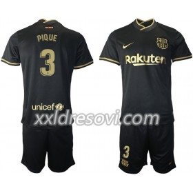 FC Barcelona Gerard Pique 3 Drugi Dječji Komplet Dresovi za Nogomet 2020-2021 (+ kratke hlače)